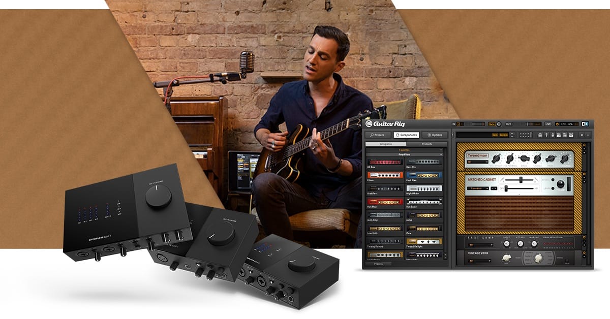 NI、オーディオインターフェイス購入者に「GUITAR RIG 5 PRO」を無償提供 APPLE LINKAGE