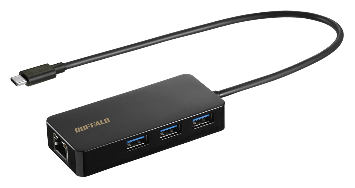 バッファロー Usb 3 2 Gen 1ハブ付きlanアダプター発売 Apple Linkage