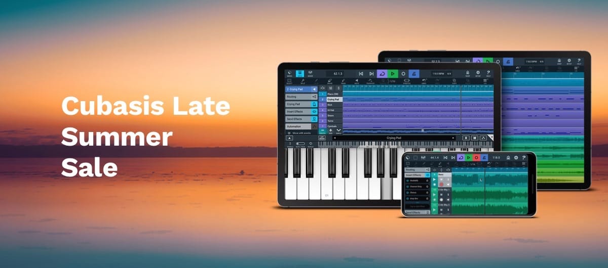 Iphone Ipad向け音楽制作アプリ Cubasis が30 オフ App内課金は50 オフ Apple Linkage