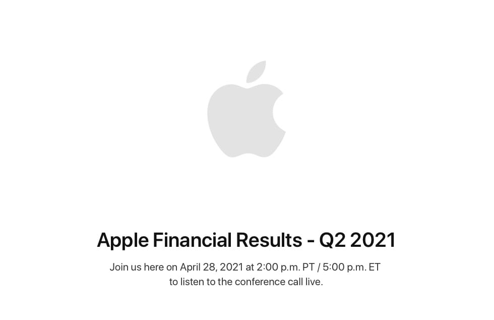 appleearningscallq22021 APPLE LINKAGE