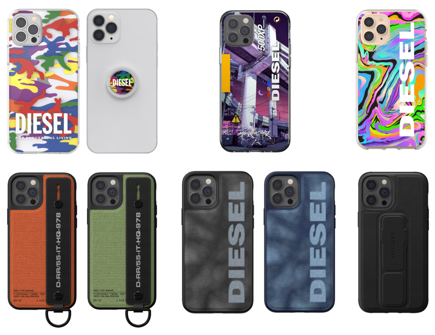 DIESEL、iPhone 12シリーズ用ケースの春夏コレクション発売