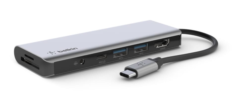 ベルキン、7-in-1 USB-Cドック発売