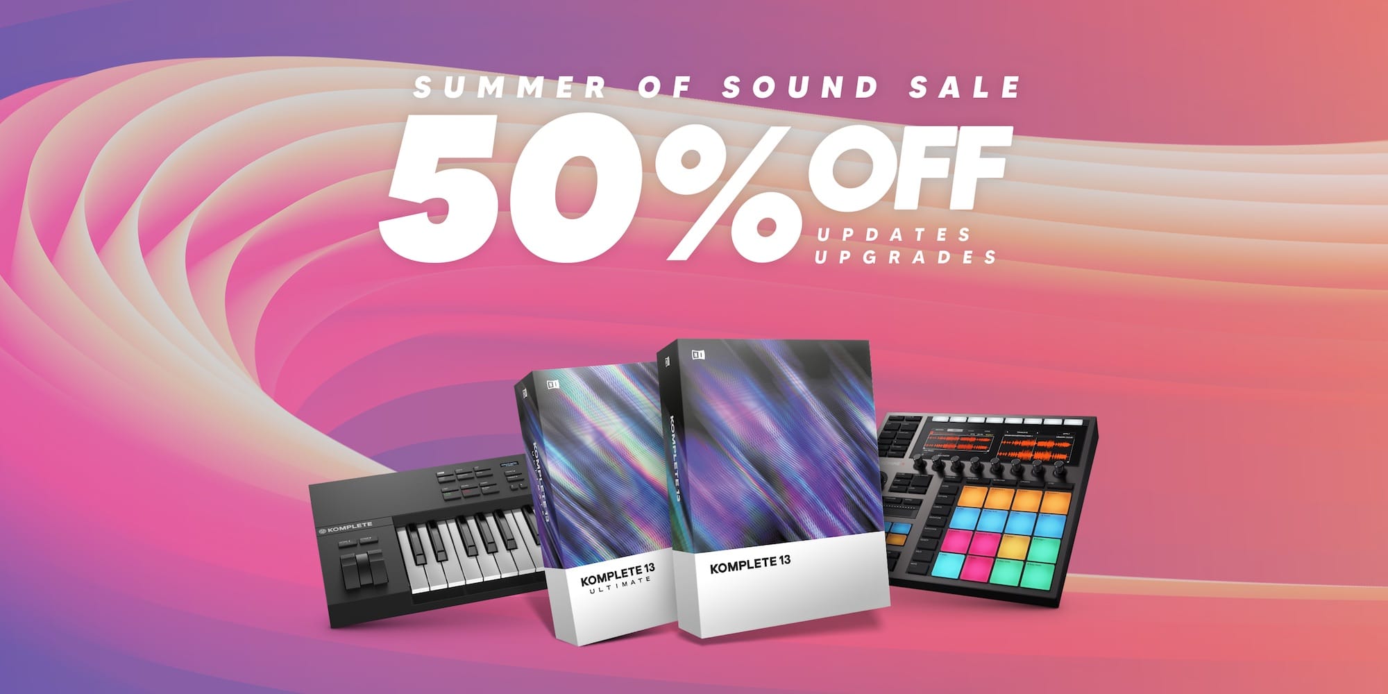 Native Instruments、最大50%オフの「Summer of Sound」セール開催