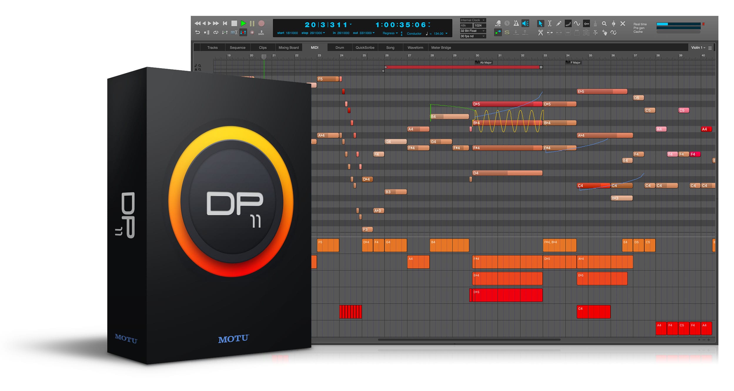 MOTU、音楽制作ソフトウェア「Digital Performer 11」をリリース