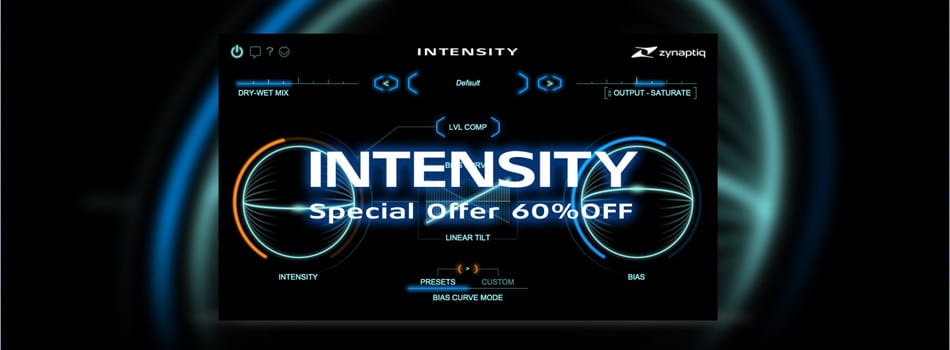 Zynaptiqのオーディオプロセッサー「INTENSITY」が60％オフ