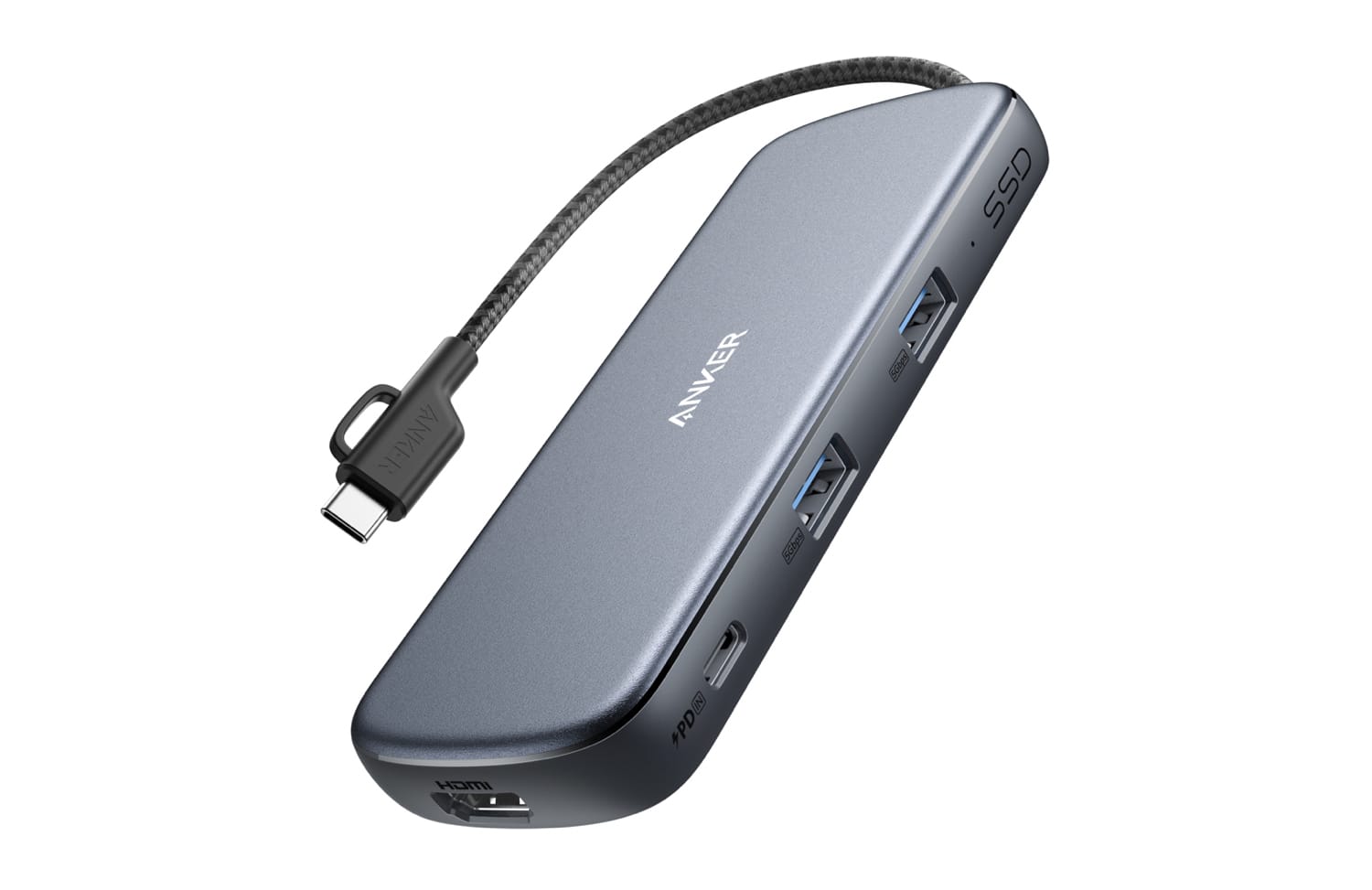 Anker、SSD内蔵の4-in-1 USB-Cハブ発売