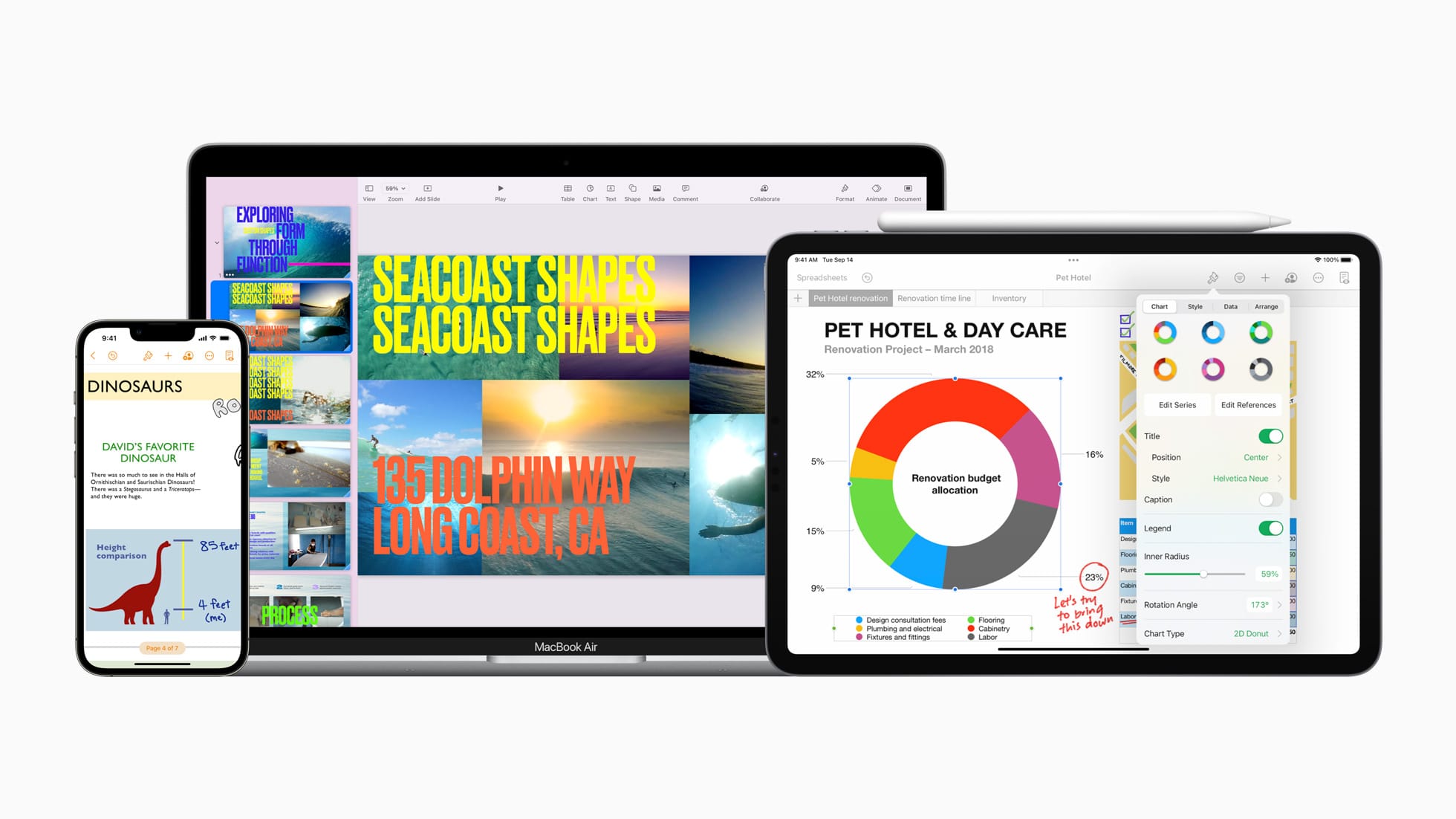 Apple、「iWork」をアップデート