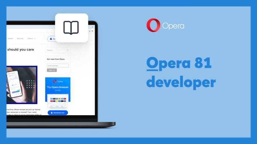 「Opera Developer 81.0.4183.0」にリーダーモードが追加