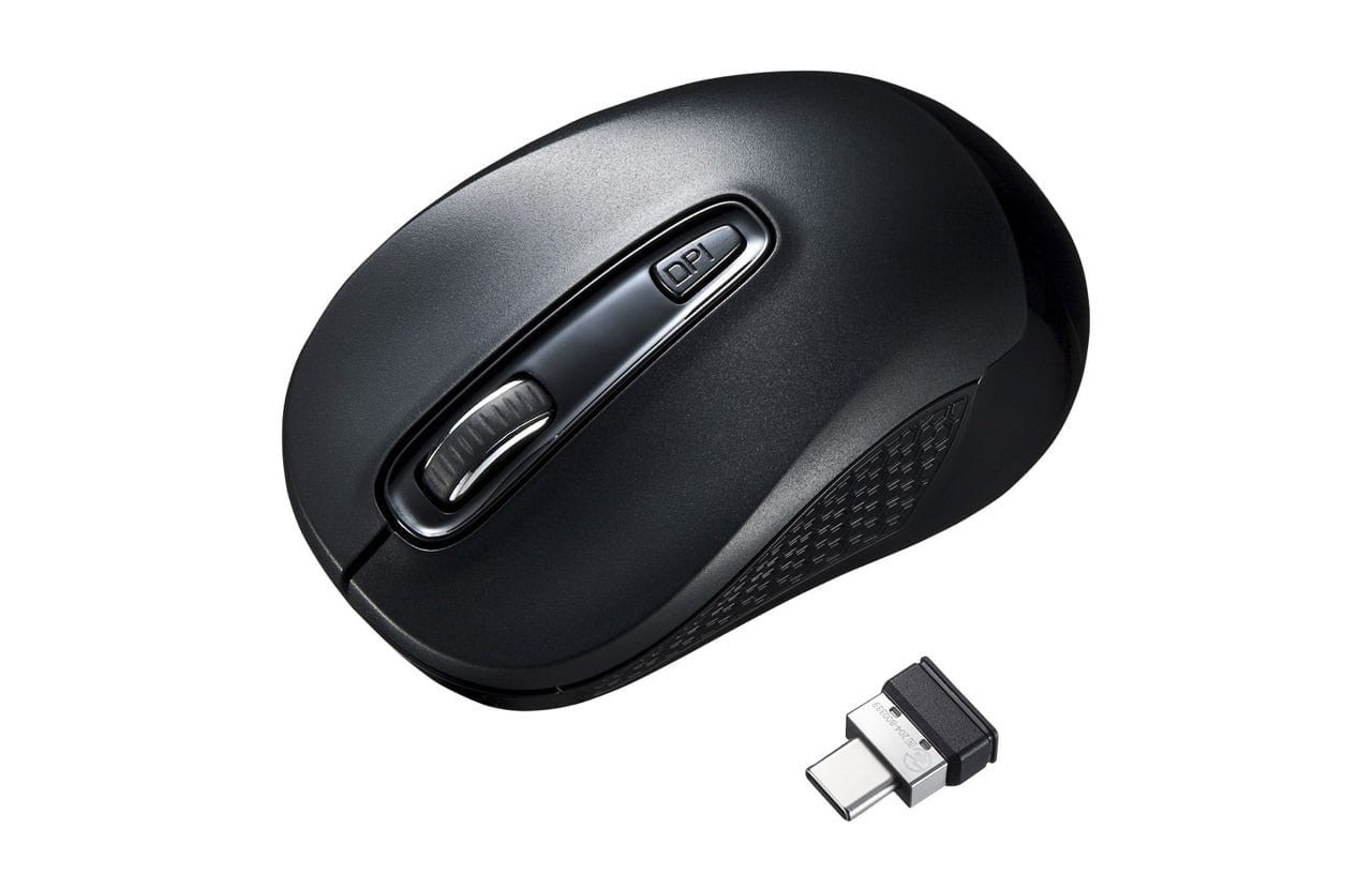 サンワサプライ、USB-Cレシーバー採用のワイヤレスマウス発売