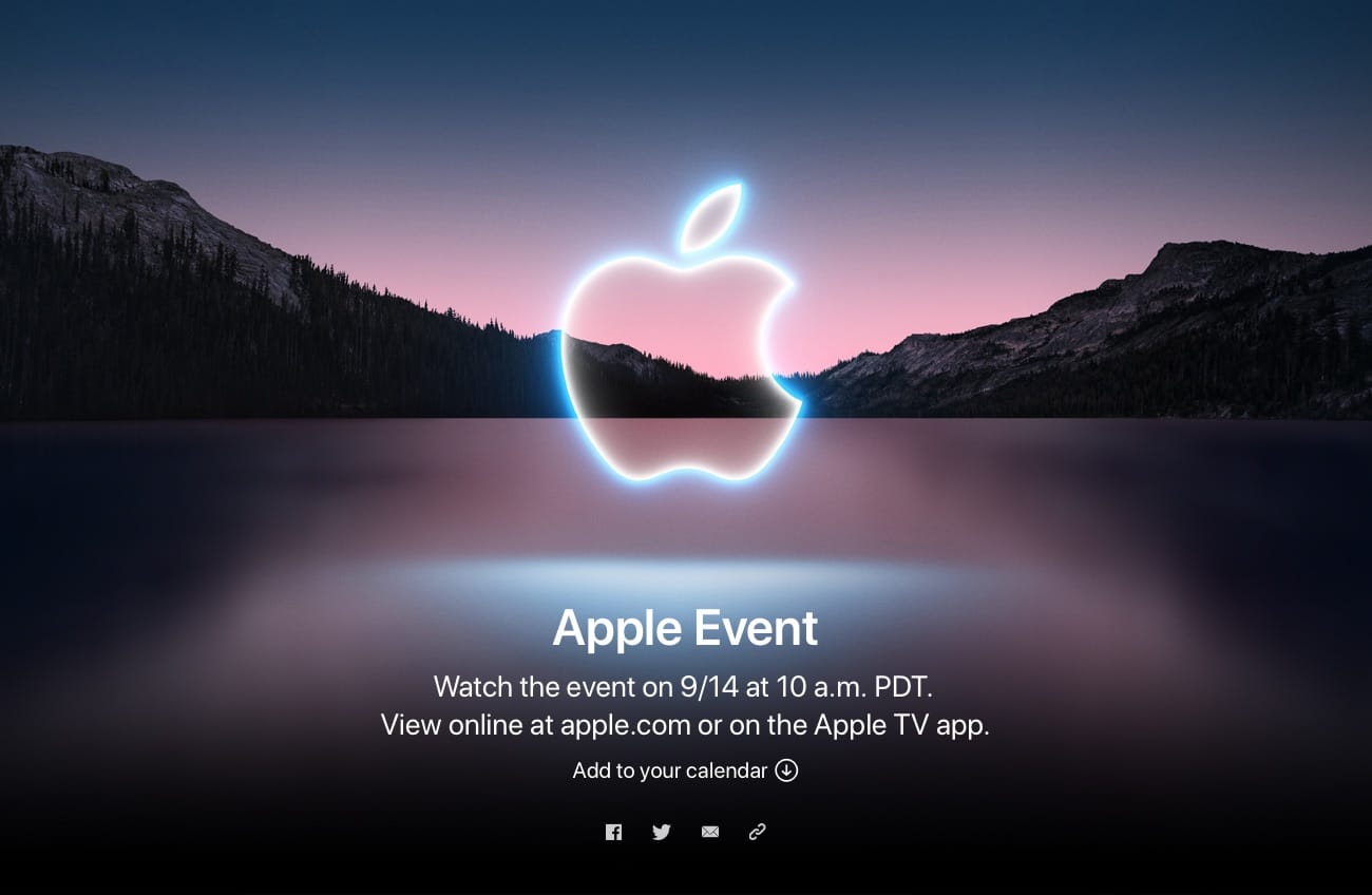 Apple、日本時間9月15日（水）午前2時より「Apple Event」開催