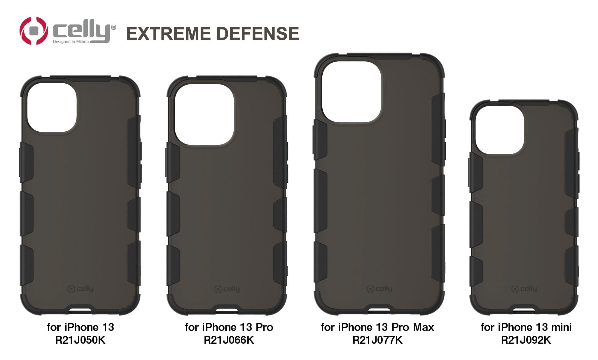 celly、iPhone 13シリーズ用耐衝撃ケース「EXTREME DEFENSE」発売