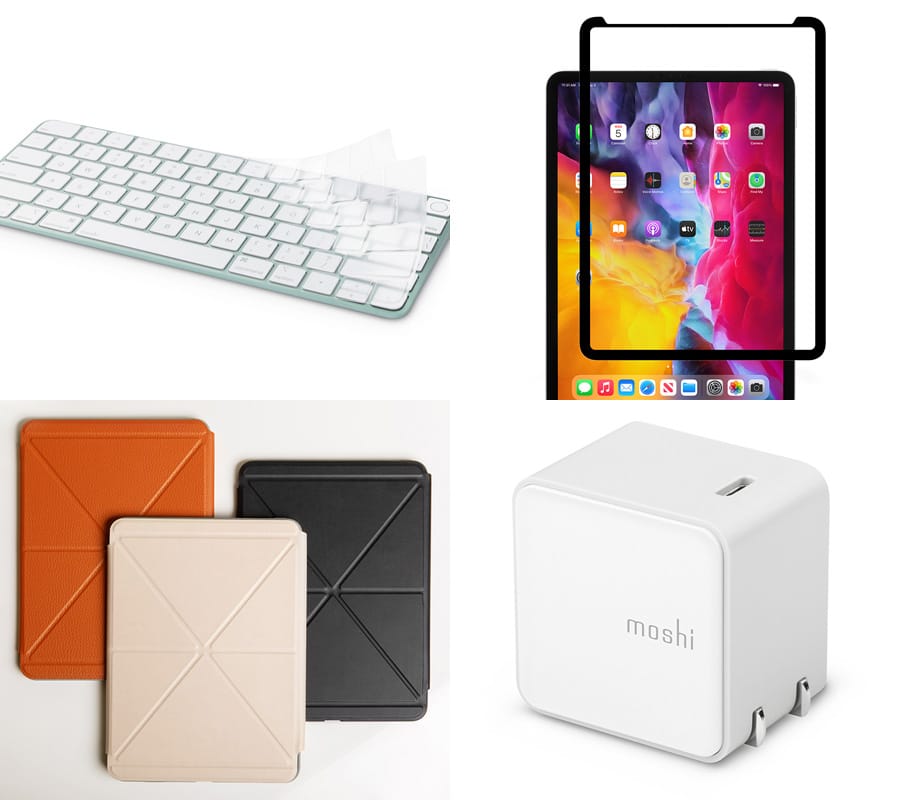 moshi、Magic Keyboard用カバー、20W USB-C充電器、iPad Pro用ケース、iPad Air/Pro用スクリーンプロテクターを発売