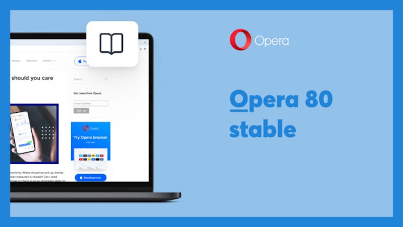 リーダーモードを搭載した「Opera 80」