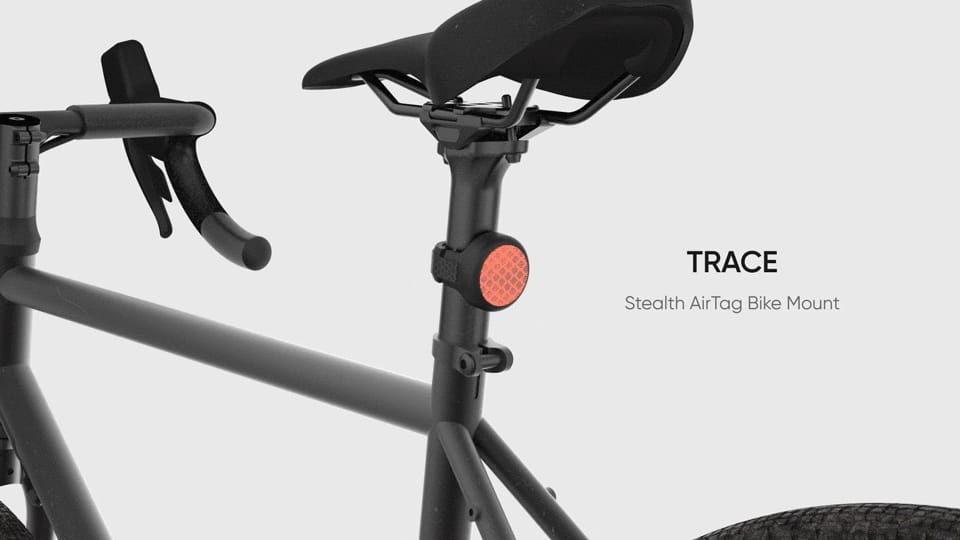 AirTagを自転車に取り付けられる「Maco TRACE」