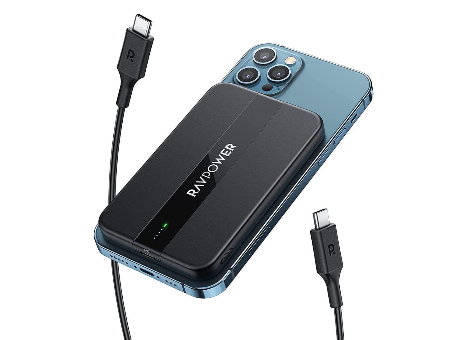 RAVPower、iPhone 13/12シリーズにマグネットでくっつくワイヤレスモバイルバッテリー発売