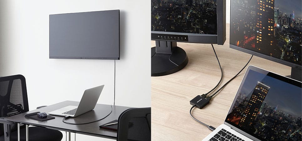 エレコム、USB-C – HDMI変換アダプタ/ケーブル3製品を発売