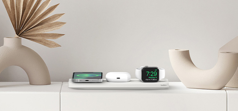 ベルキン、Apple Watch Series 7の高速充電対応モデルなどワイヤレス充電器3製品発売