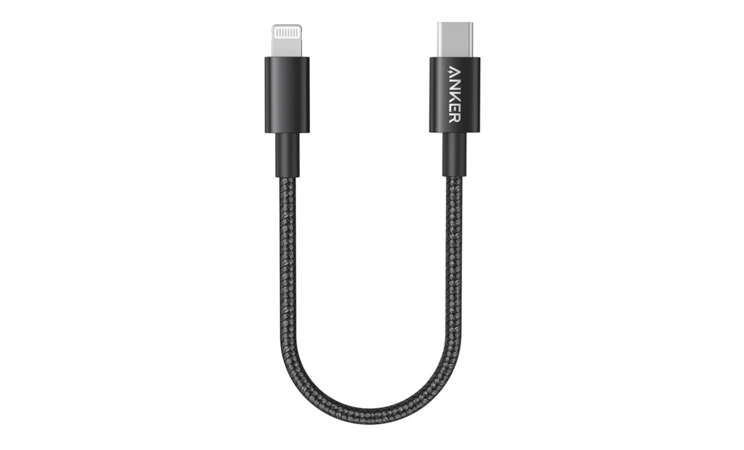 Anker、30cm長の高耐久USB-C – Lightningケーブル発売