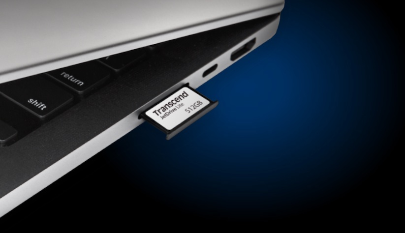 トランセンド、MacBook Pro (2021)のSDXCカードスロットに収まる拡張ストレージカード発売