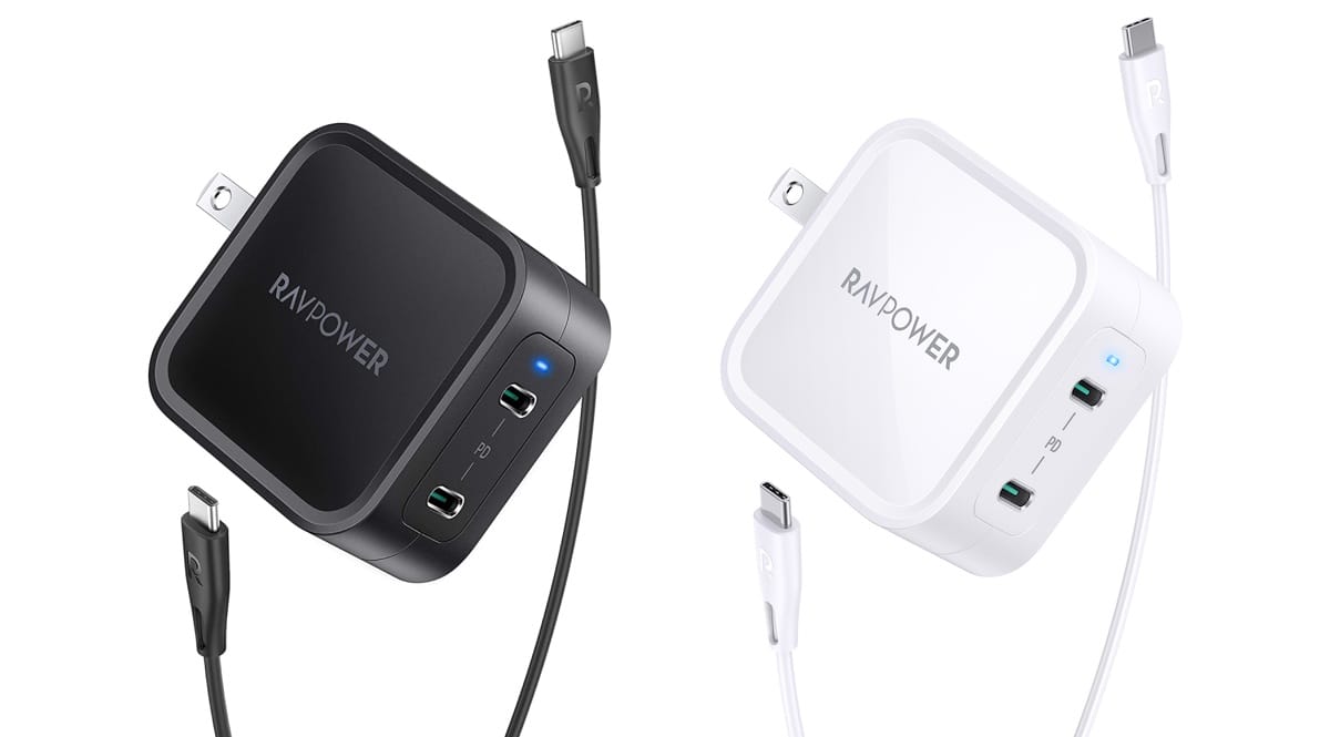 RAVPower、65W 2ポートUSB-C充電器を発売