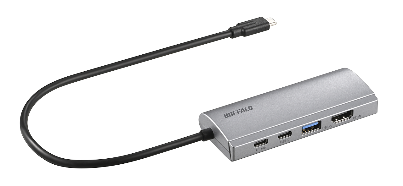 バッファロー、5-in-1 USB-Cドックを発売