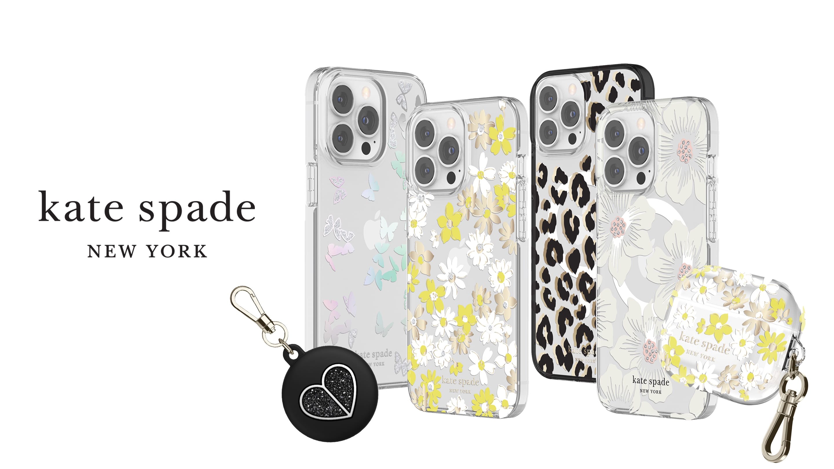 SoftBank SELECTION、kate spade new yorkのiPhone/AirPods Pro/AirTag用ケースの2022春夏コレクション発売