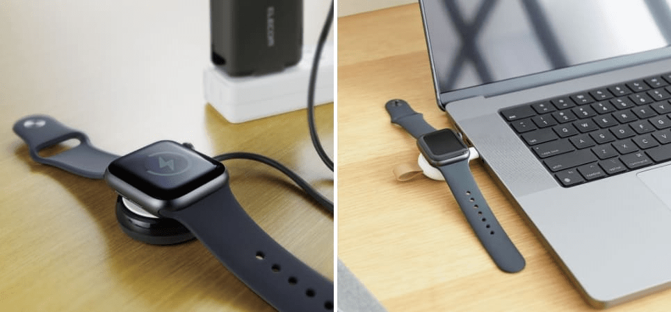 エレコム、Apple Watch用磁気充電ケーブル＆アダプタ発売