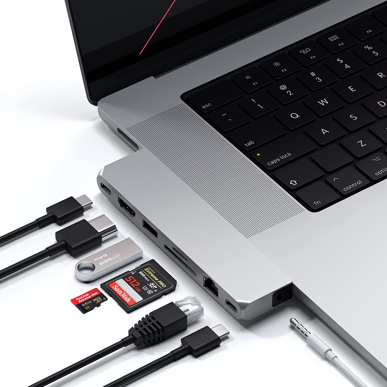 Satechi、8-in-2 USB-Cハブ「Pro Hub Max」のシルバーを発売