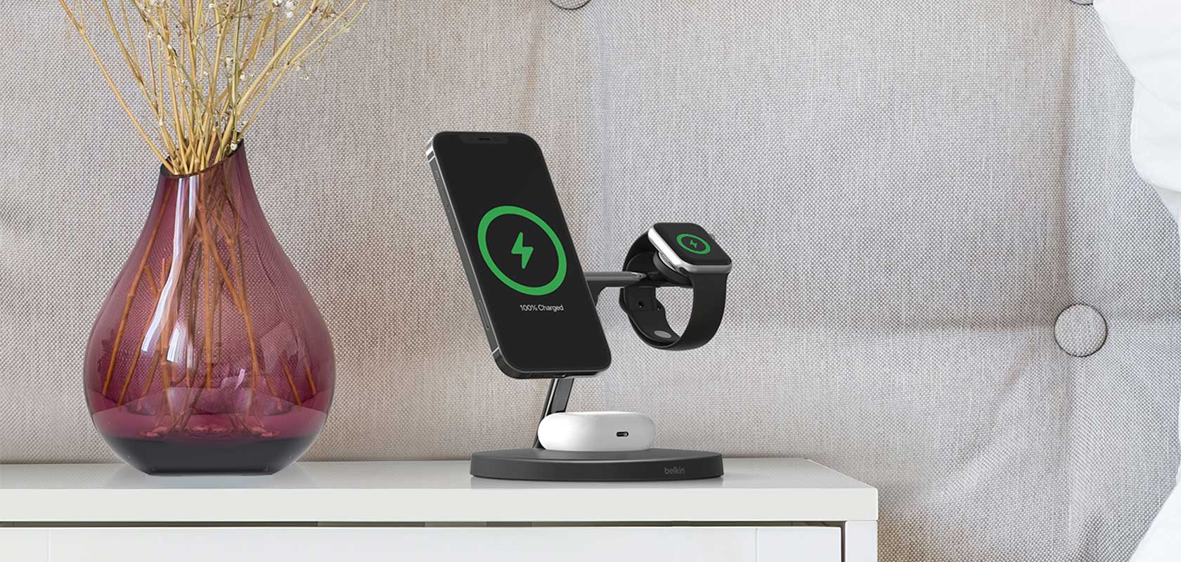 BelkinのMagSafe対応ワイヤレス充電器やThunderboltドックなどが10%オフ