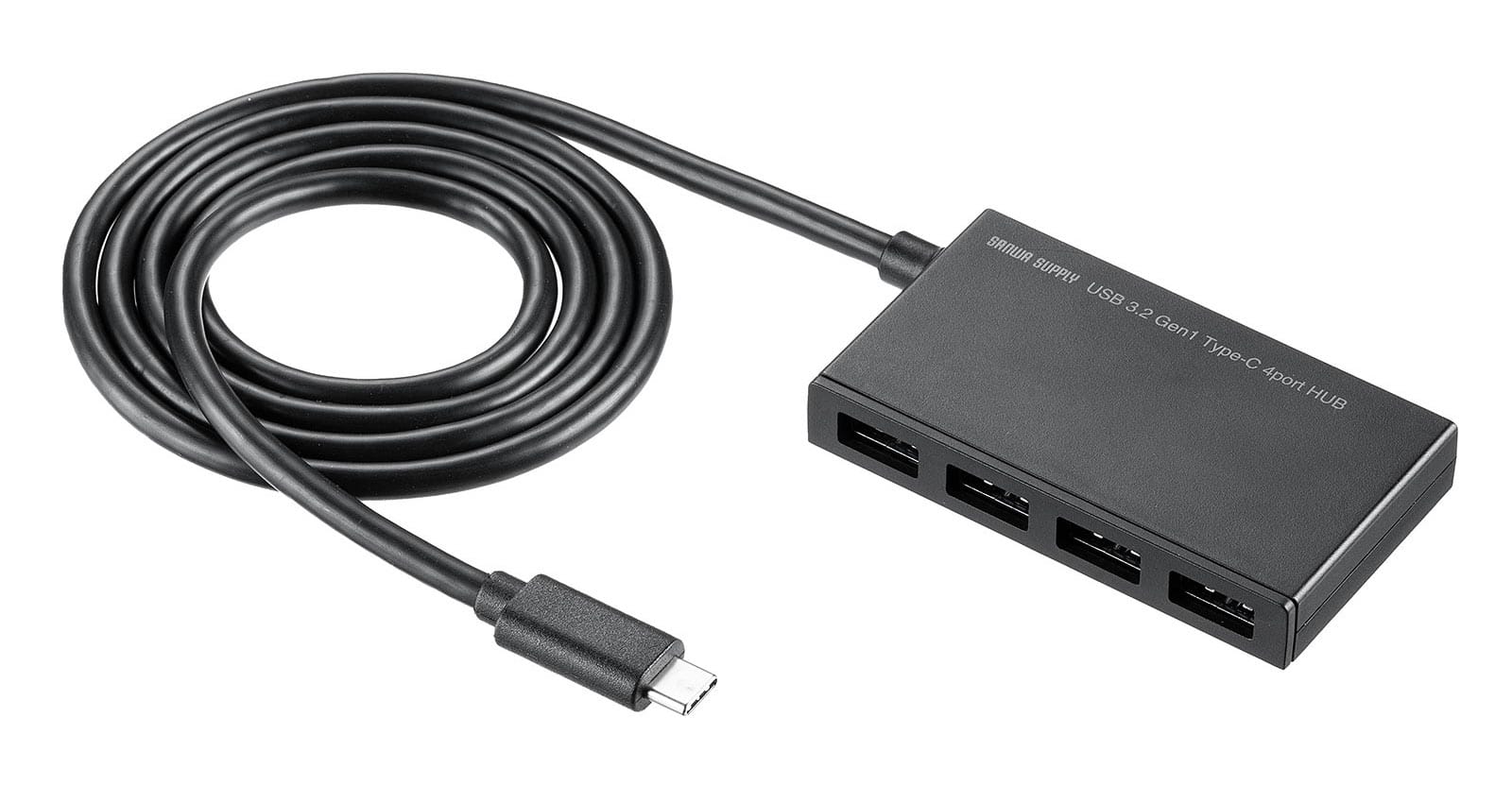 サンワサプライ、USB-C接続とUSB-A接続の4ポートUSBハブを発売