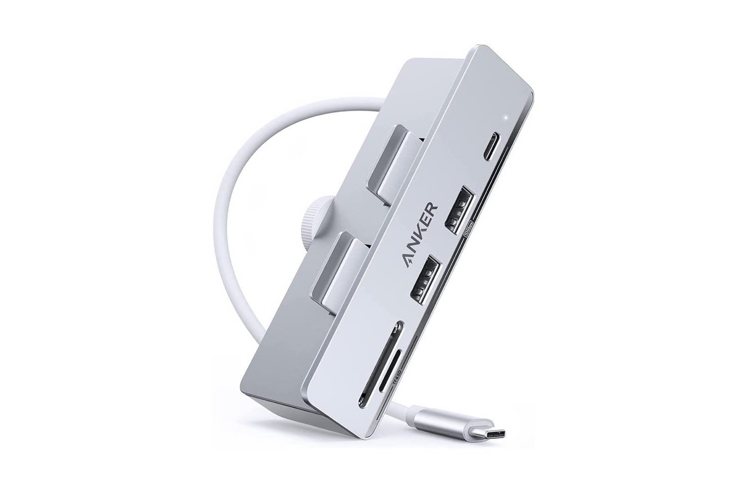 Anker、iMacにクランプで固定できる5-in-1 USB-Cハブを発売