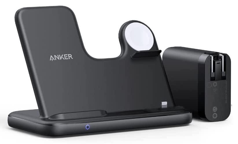 Anker、iPhone/Apple Watch/AirPods対応の4-in-1ワイヤレス充電ステーションを発売