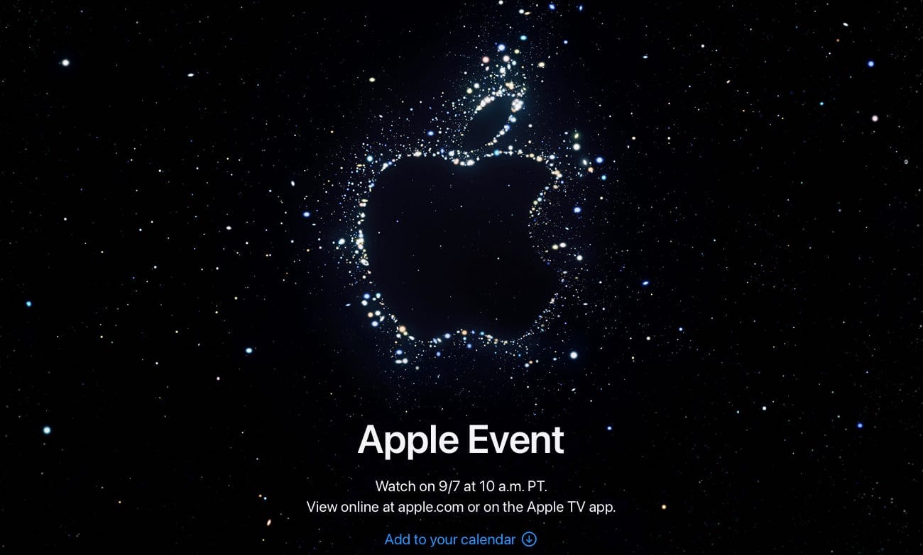 Apple、日本時間9月8日（木）午前2時より「Apple Event」開催