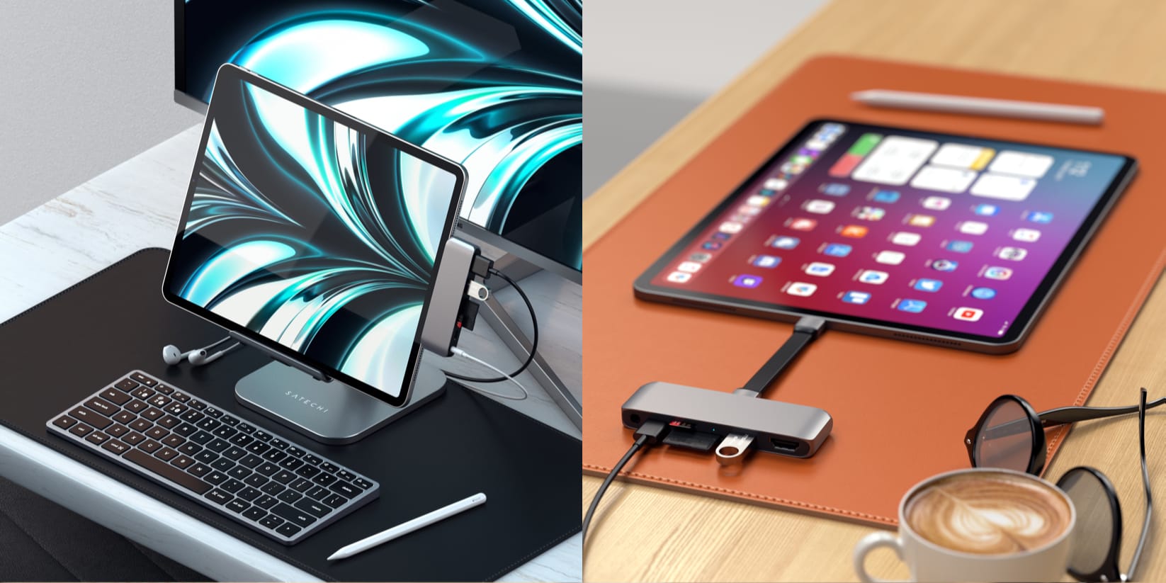 Satechi、M1 iPad向け6-in-1 USB-Cハブを発売