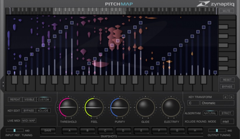 Zynaptiqのピッチコントロールプラグイン「PITCHMAP」が75%オフ