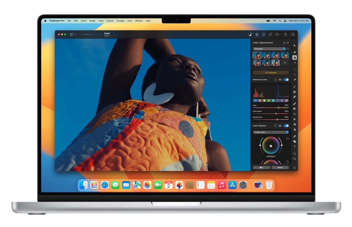 ブラックフライデー：「Pixelmator Pro」が50%オフ　次期メジャーアップデートでビデオ編集をサポート