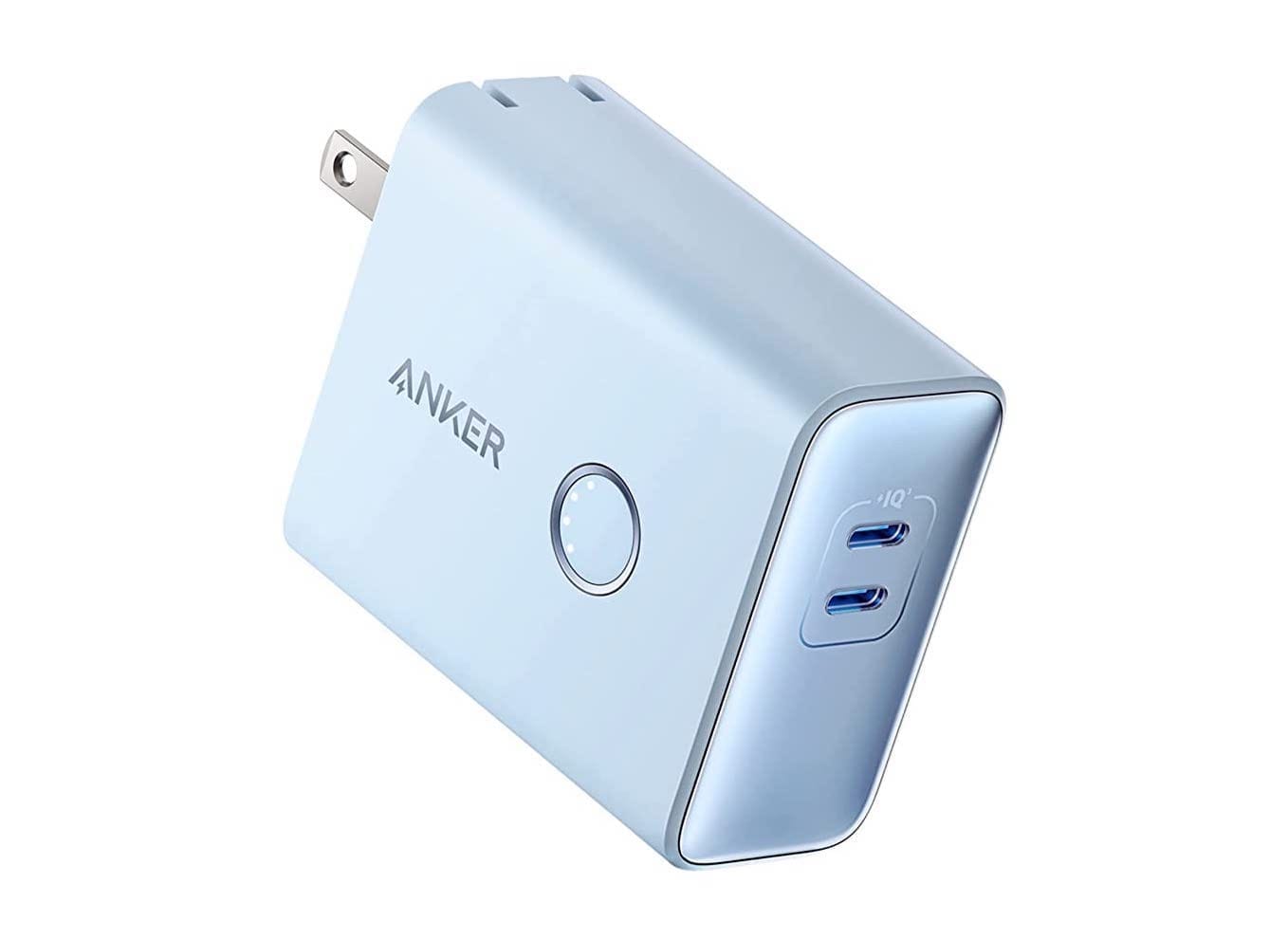 Anker、2ポートUSB-C急速充電器＋モバイルバッテリーのブルーを発売