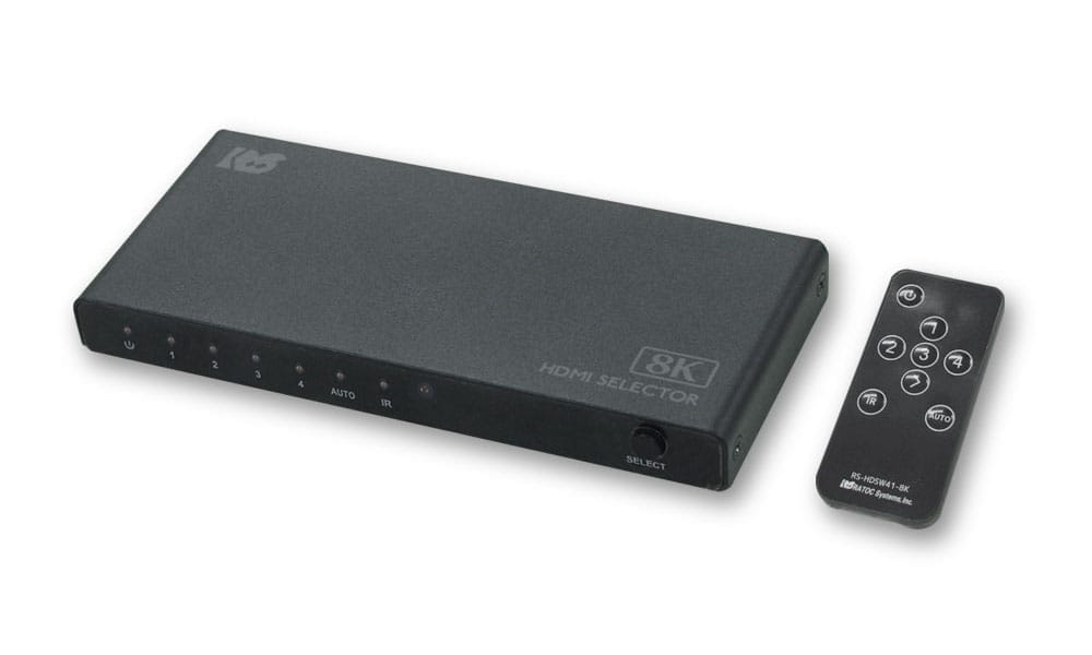 ラトック、8K対応の4入力1出力HDMI切替器を発売