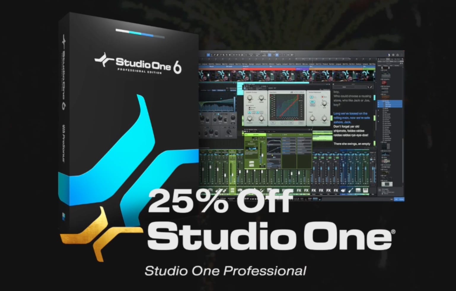 PreSonus、「Studio One」「Sphere」を25%オフで提供