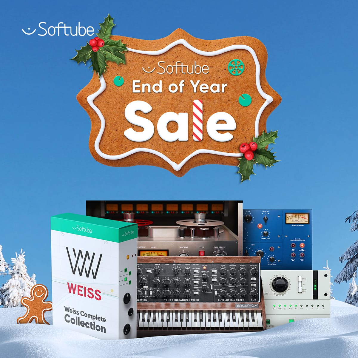 Softube、最大75%オフの「END OF YEAR SALE」開催