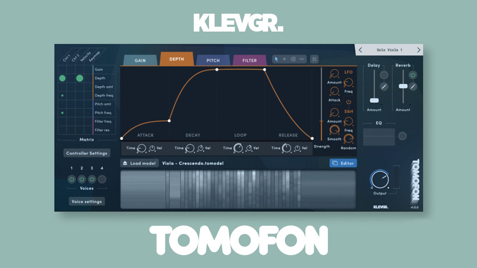 Klevgrand、リアルオーディオシンセ「Tomofon」をリリース