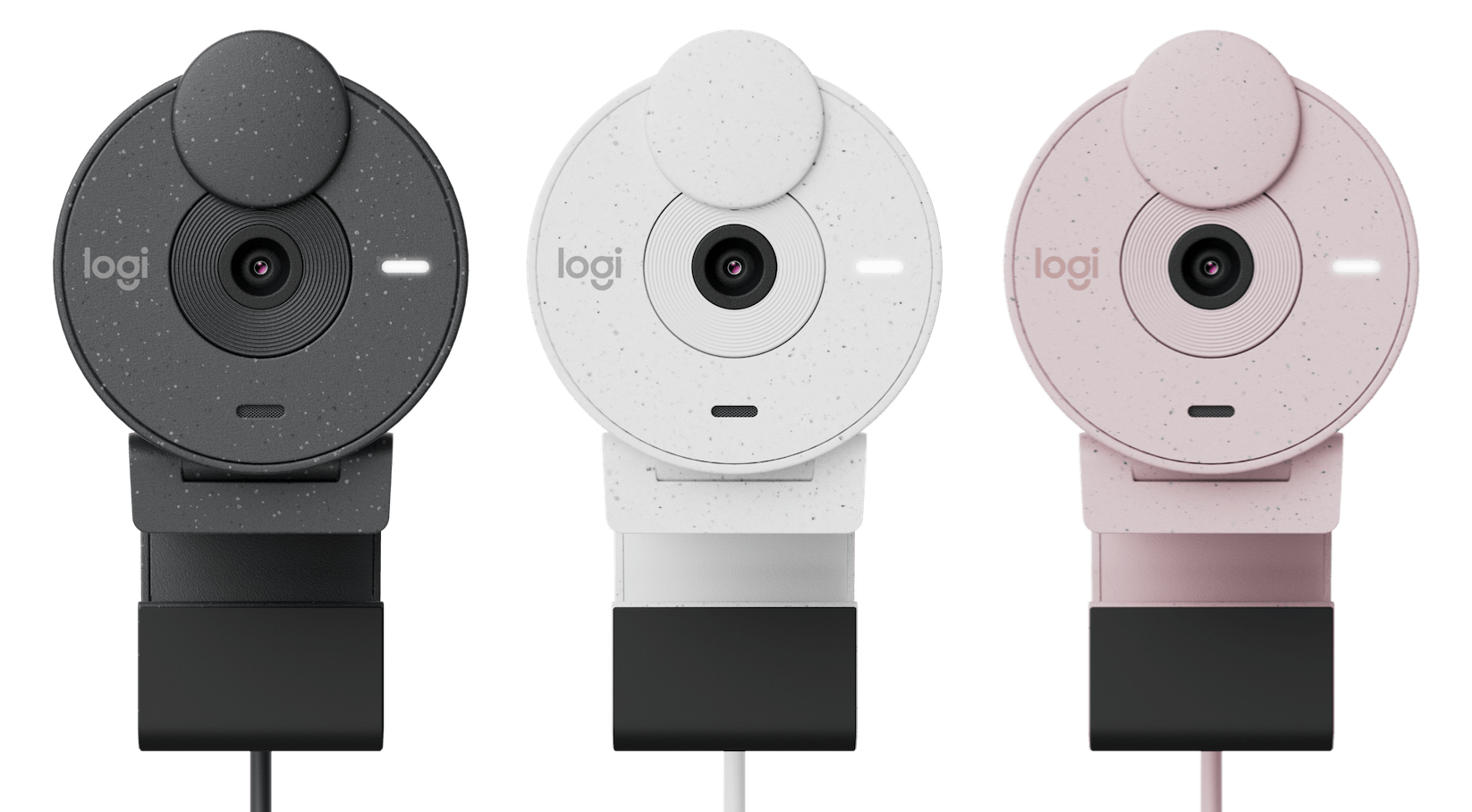 ロジクール、ウェブカメラ「BRIO 300」を発売　USBヘッドセット「H390」に新色