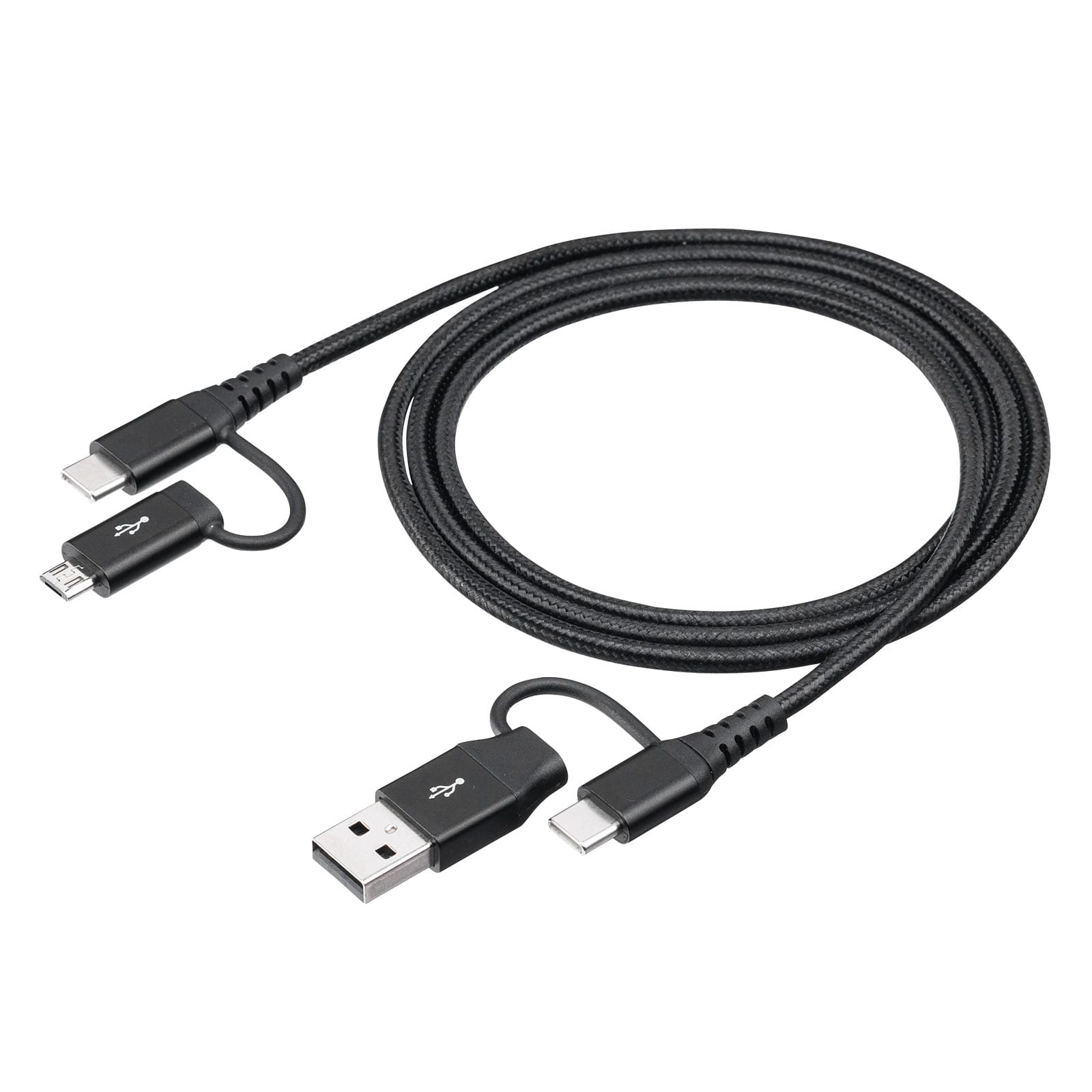 サンワサプライ、USB-AとmicroUSB対応のUSB-Cケーブルを発売