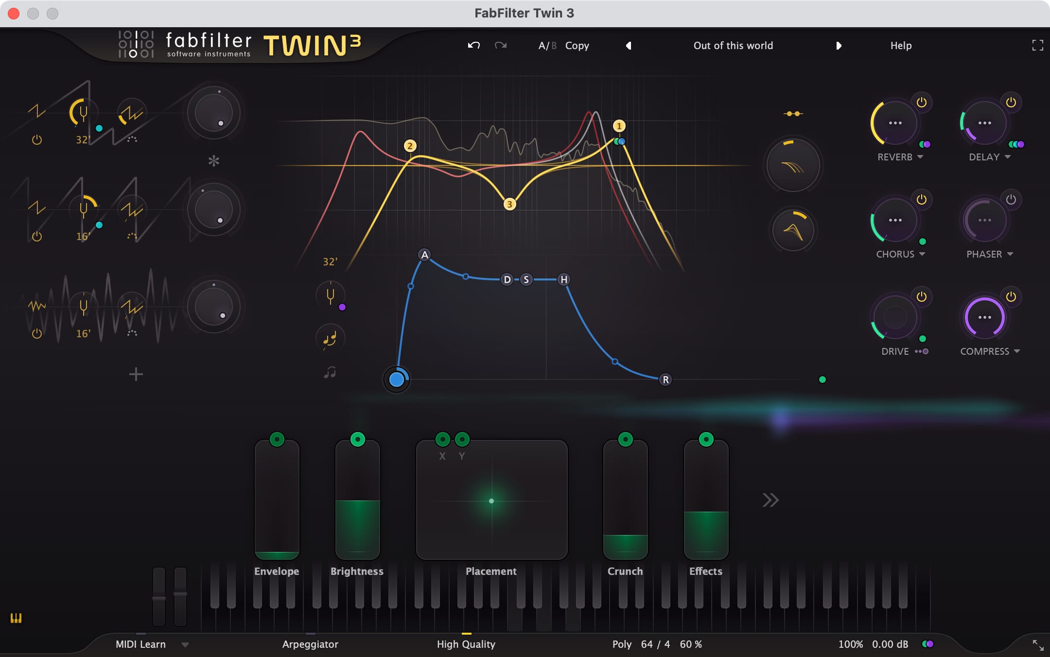 FabFilter、シンセサイザープラグイン「Twin 3」をリリース