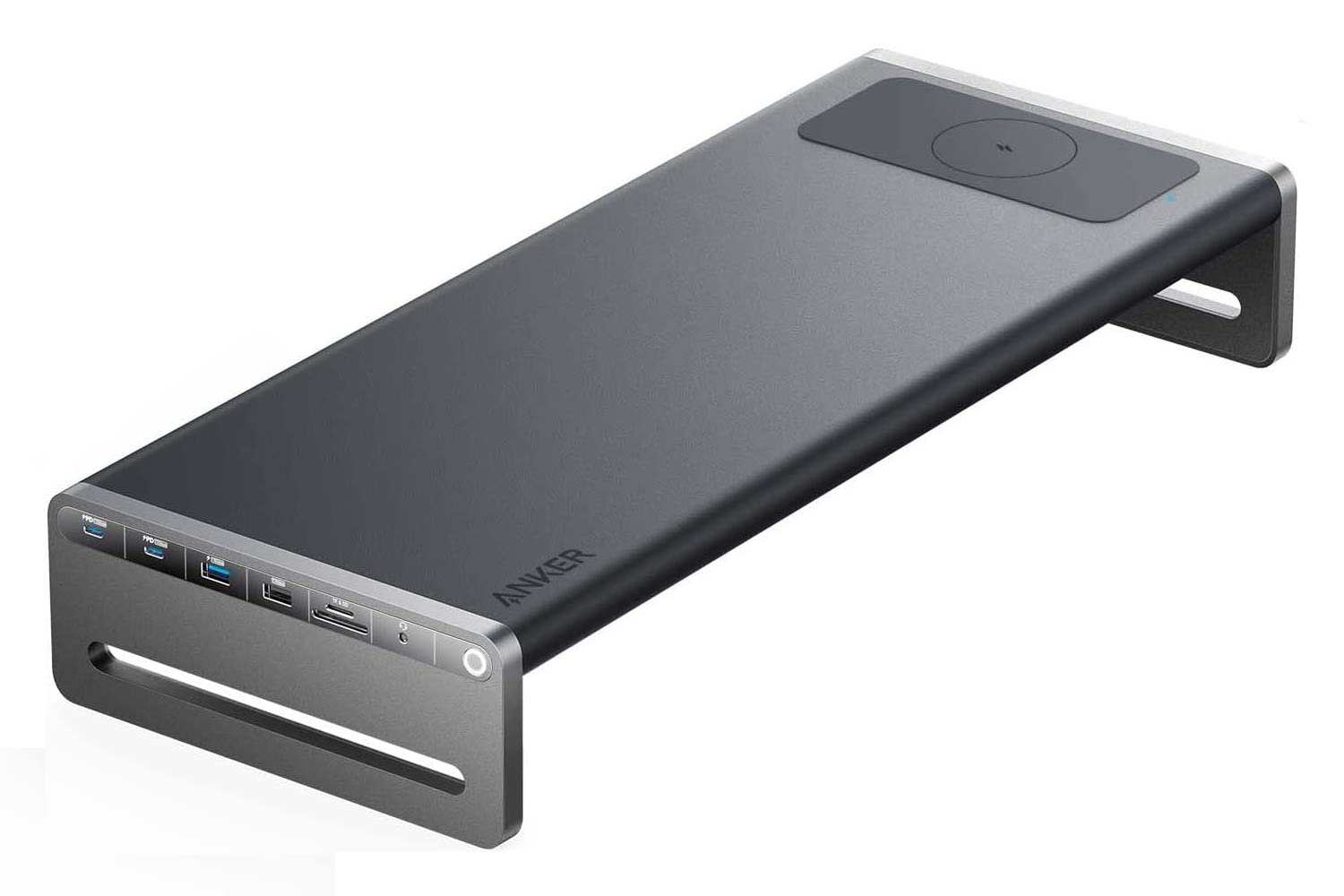 Anker、USB-Cドック＆ワイヤレス充電パッド搭載のモニタースタンドを発売