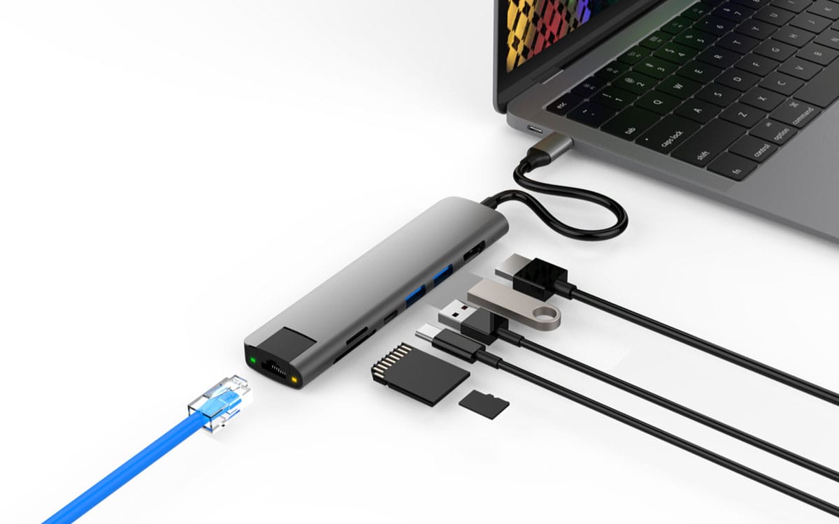 HYPER、スリムデザインの7-in-1 USB-Cハブを発売