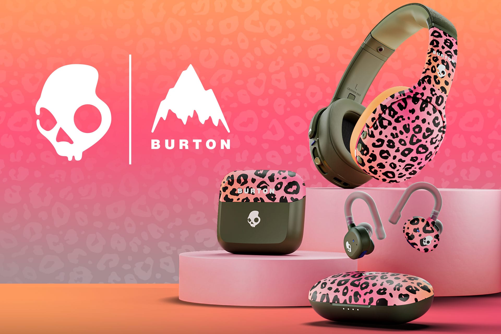 Skullcandy、BURTONとコラボした完全ワイヤレスイヤフォンとワイヤレスヘッドフォンを発売