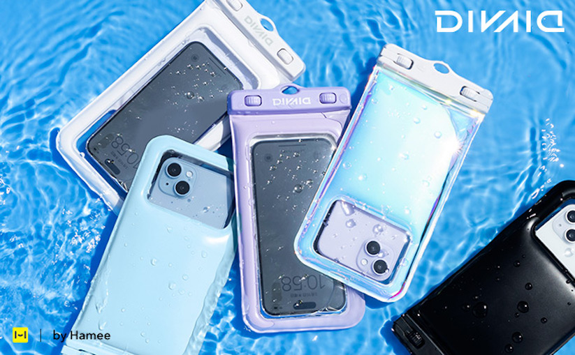 DIVAID、ショルダーストラップ付きスマホ用防水ケースを発売