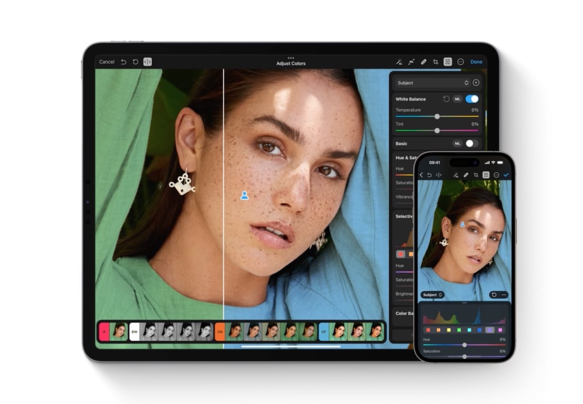 iOS/iPadOS向け写真編集アプリのPixelmator Photoが「Photomator」に名称変更　AIによる選択調整機能を搭載
