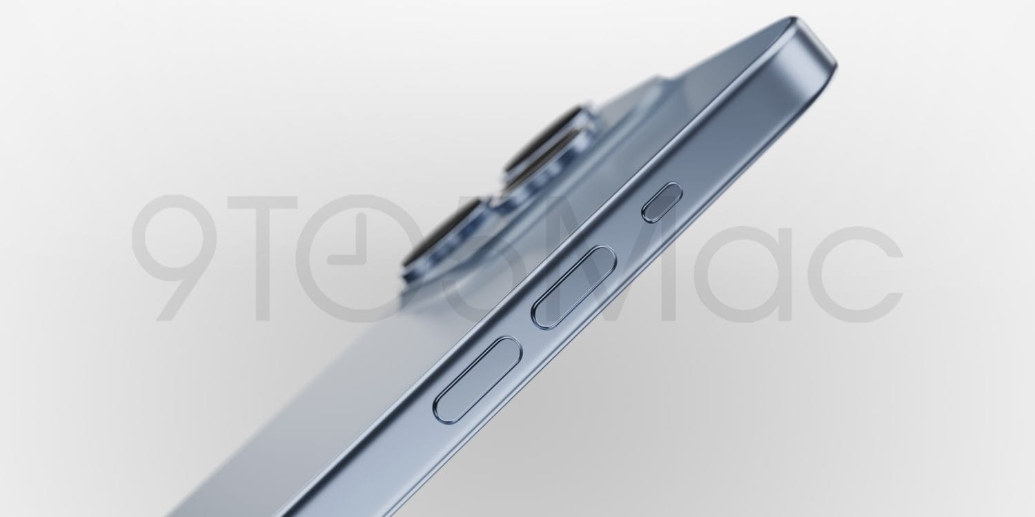 「iPhone 15 Pro」の最新CADファイル　アクションボタンと従来の音量ボタンを搭載　カメラの厚さが変更
